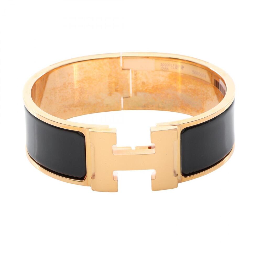 HERMES Black Bracelet